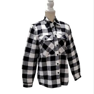 VSTR Premium Check Faux Shearling-Lined Jacket